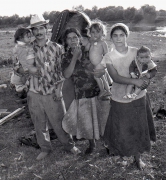Nomade gypsy family