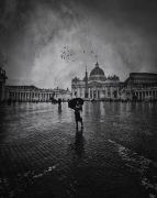 Deszczowy Rzym...