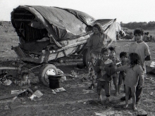 Nomade gypsy family