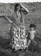 Gypsy mother with boy