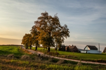 jesienna wieś