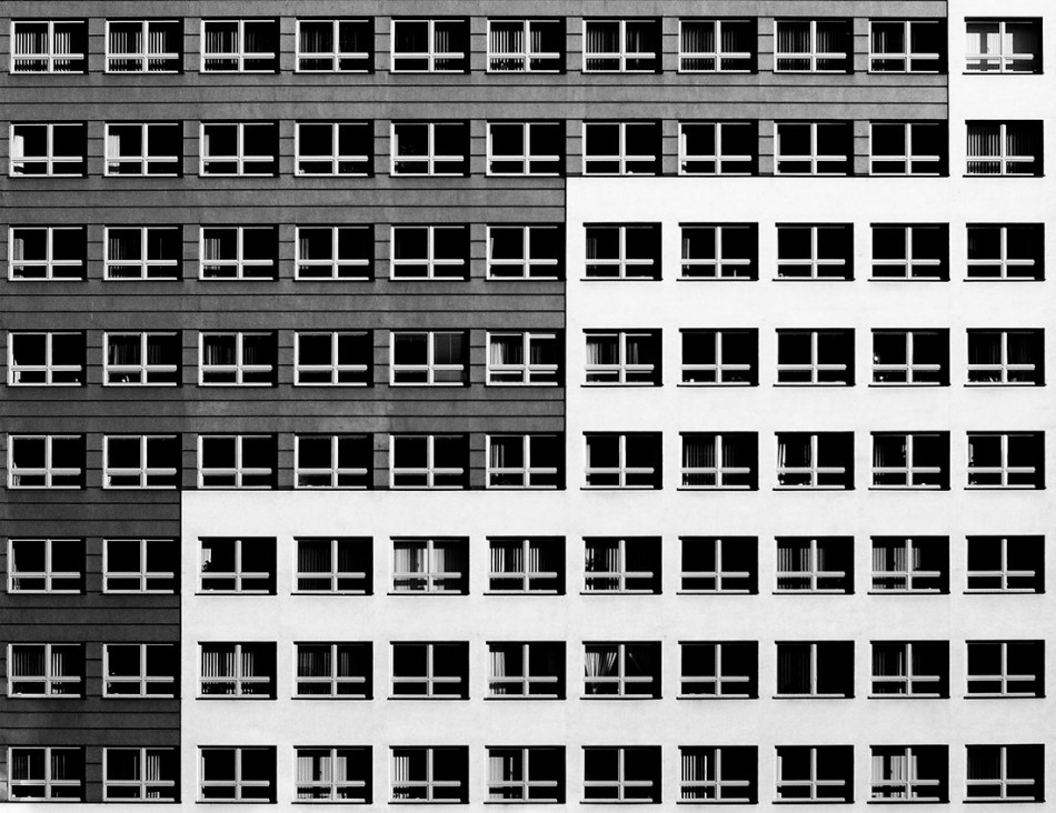 Nowoczesna architektura w czerni i bieli. . Zdjęcie 338247