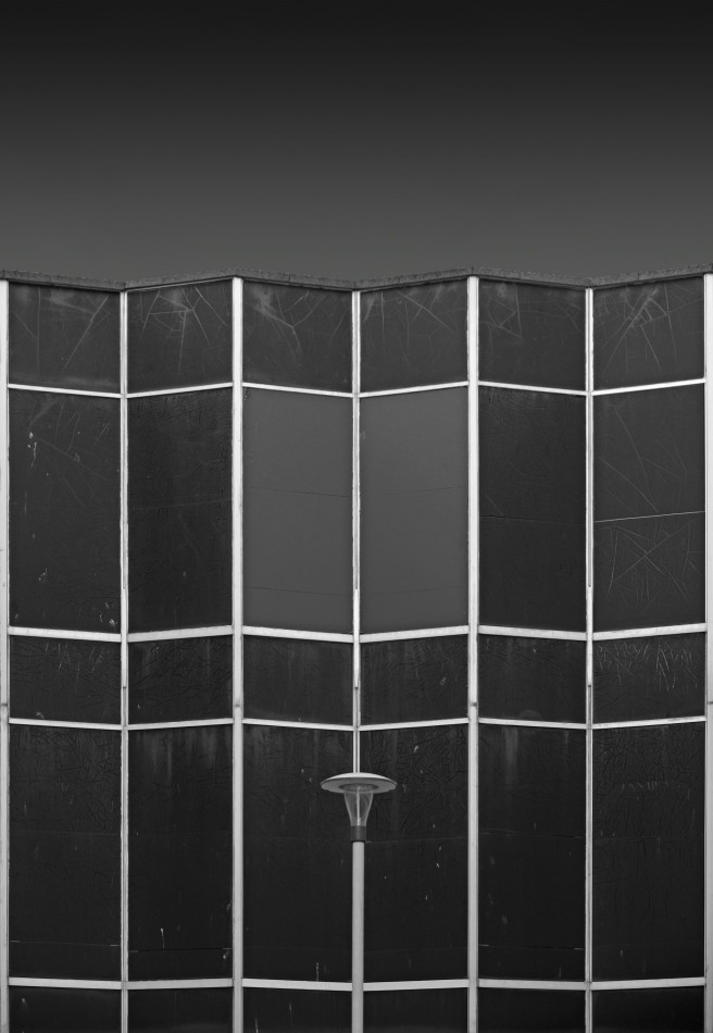 Abstrakcyjna architektura w monochromatycznym stylu. . Zdjęcie 338245