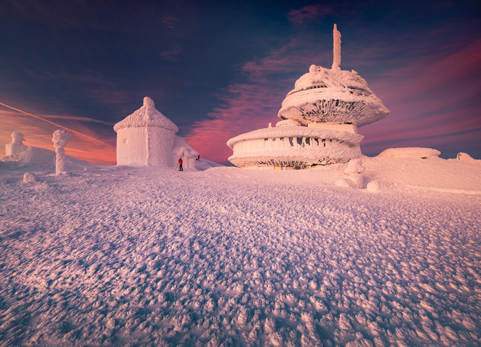 karol_nienartowicz - Zimowe bezy. Śnieżka, Karkonosze. Zdjęcie 254080