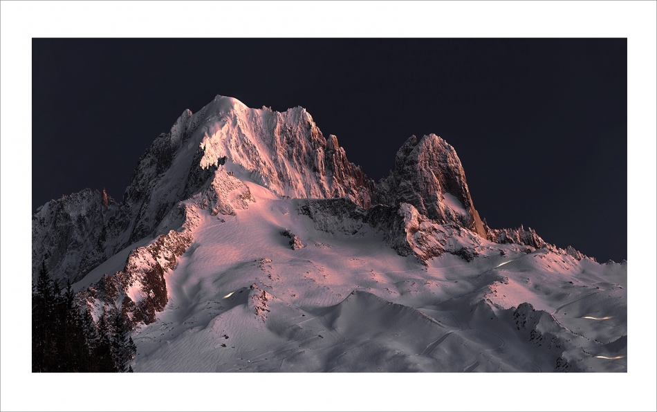 pstryk - Aiguille Verte  Zielona Igła . Ratraki pracują,. Zdjęcie 335750