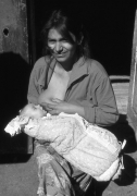 Gypsy mother and child