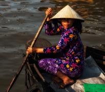 Poranek w Delcie Mekongu