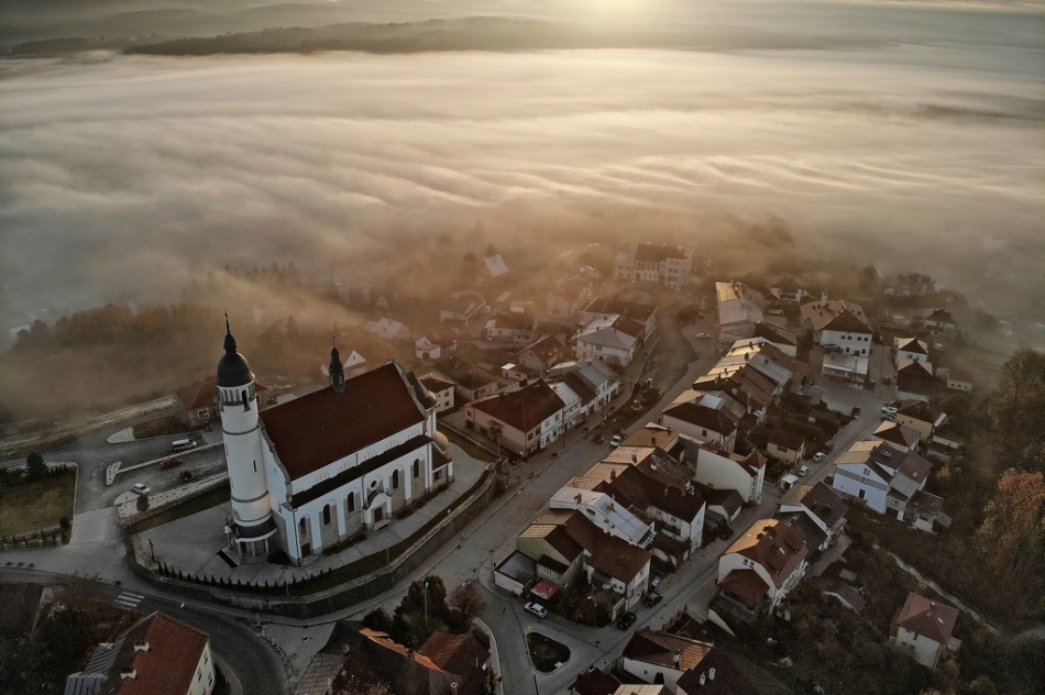 senny poranek. Podkarpackie. Zdjęcie 274510