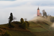 Jesienny kościółek