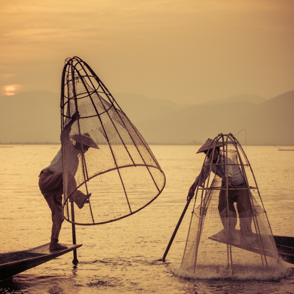 wlamparski - ja też. Myanmar - jezioro Inle Lake 2016. Zdjęcie 165539