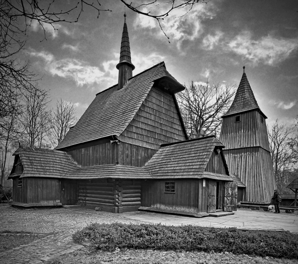 draaa - Drewniany kościół pw. św. Michała Archanioła w Katowicach. . Zdjęcie 322878