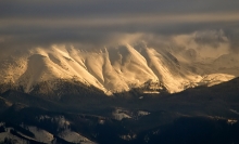 Tatry z Gorców zrobione