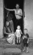 In the door