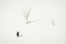 Alone on the road
