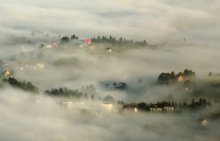 Snują się mgły w dolinach