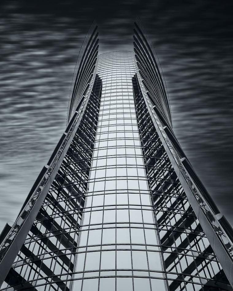 Nowoczesna architektura w monochromatycznym ujęciu. . Zdjęcie 337661