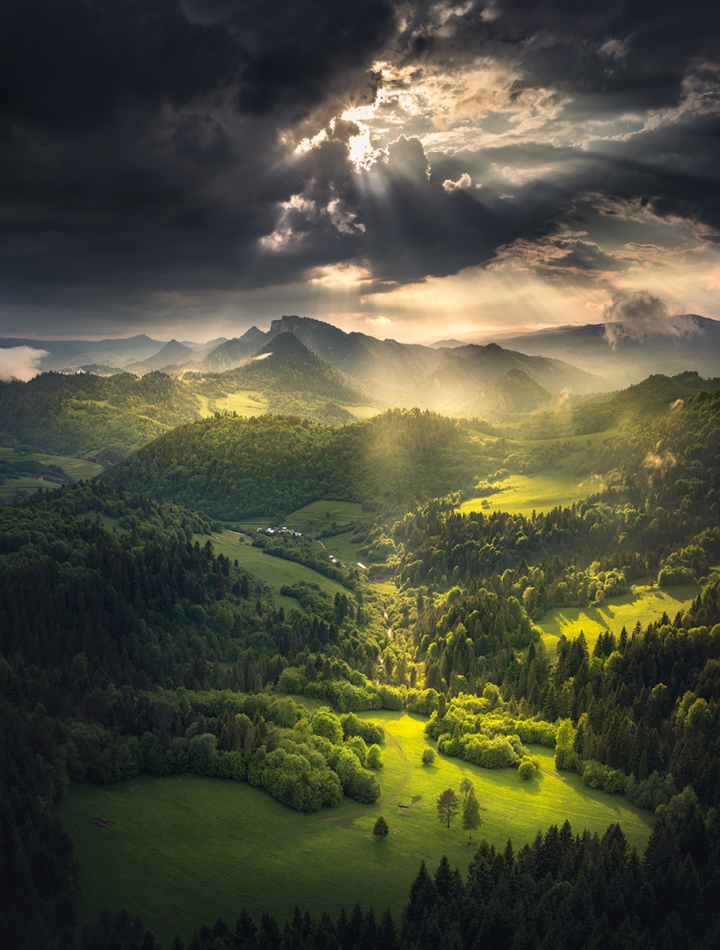 karol_nienartowicz - Pieniny. Sobotni krajobraz po burzy. Zdjęcie 289169