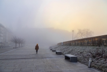 Wawel ukryty we mgle