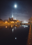 Wrocław nocą. 