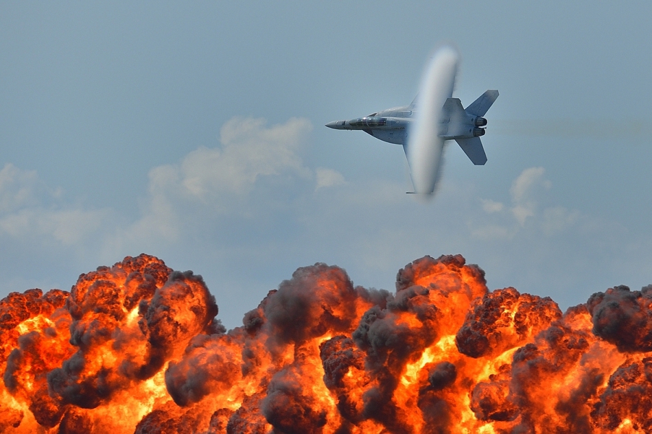 mundi - US Navy F/A-18F Super Hornet. Polecam oglądanie na pełnym ekranie.. Zdjęcie 203411