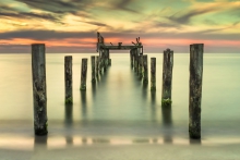 Stare molo w Mielnie 