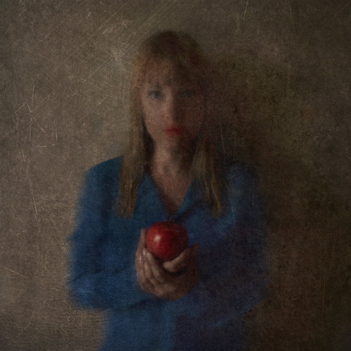 Autoportret z jabłkiem (II)