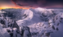 Panorama Tatr z Giewontu