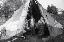 Tent dwelling gypsies