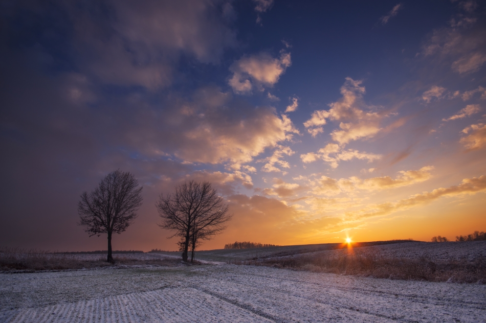 mikelspontan - Zimowy zachód słońca. . Zdjęcie 162758