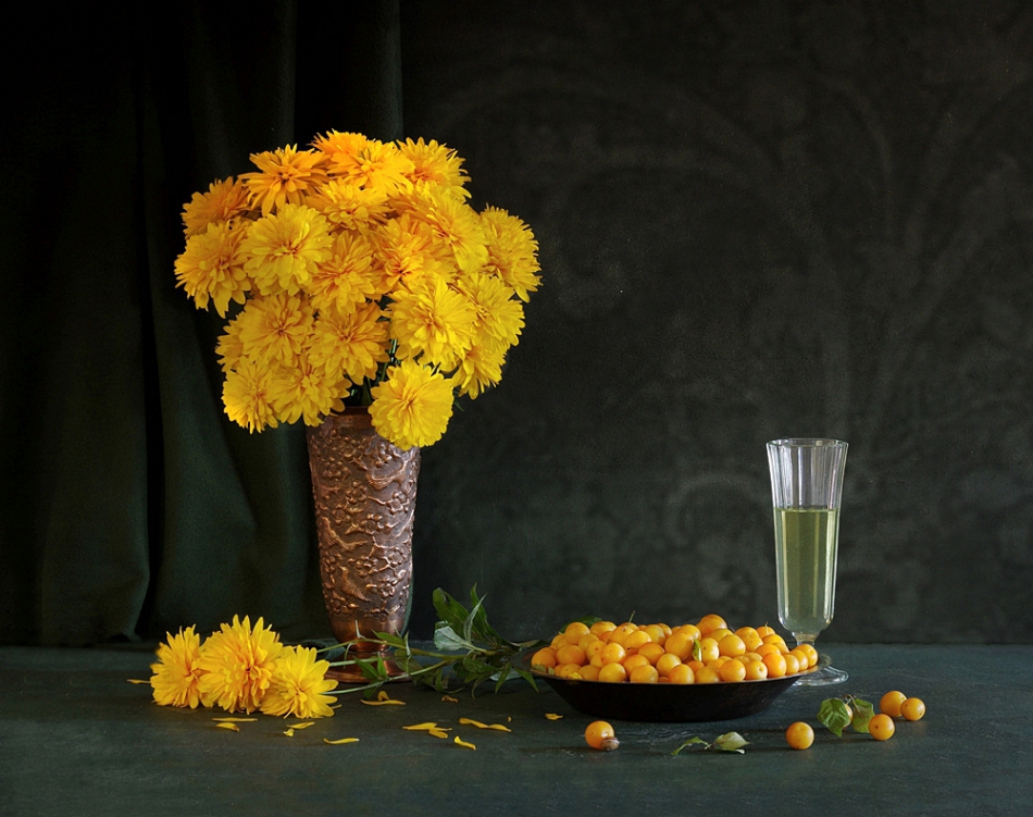 marcel - Mirabelki z kwiatami. . Zdjęcie 227121