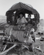Nomade gypsy family
