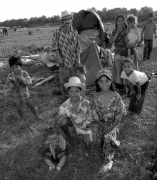 Nomade gypsy family