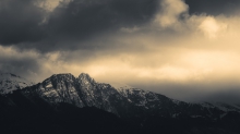 Giewont o zachodzie sło...