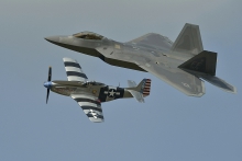 F-22 RAPTOR  &  P-51 MU...