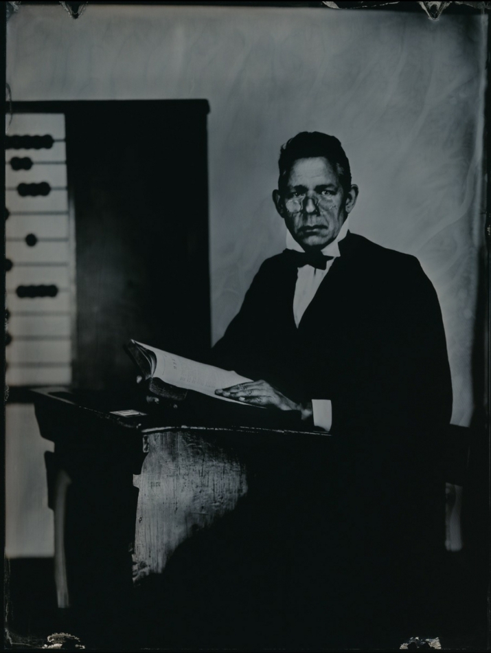 . Ambrotyp 18x24cm  Tessar 450mm/ f22 /45sek. Zdjęcie 288790