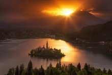 Poranek nad Bledem