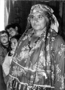Gypsy grandmother with ...