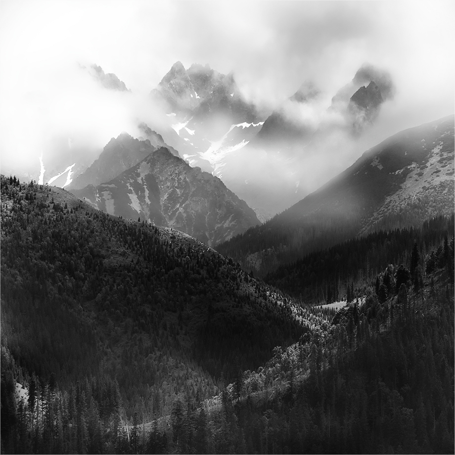 ewcik75 - /\ /\ /\. przekładaniec  Tatry z Rusinowej Polany. Zdjęcie 195964